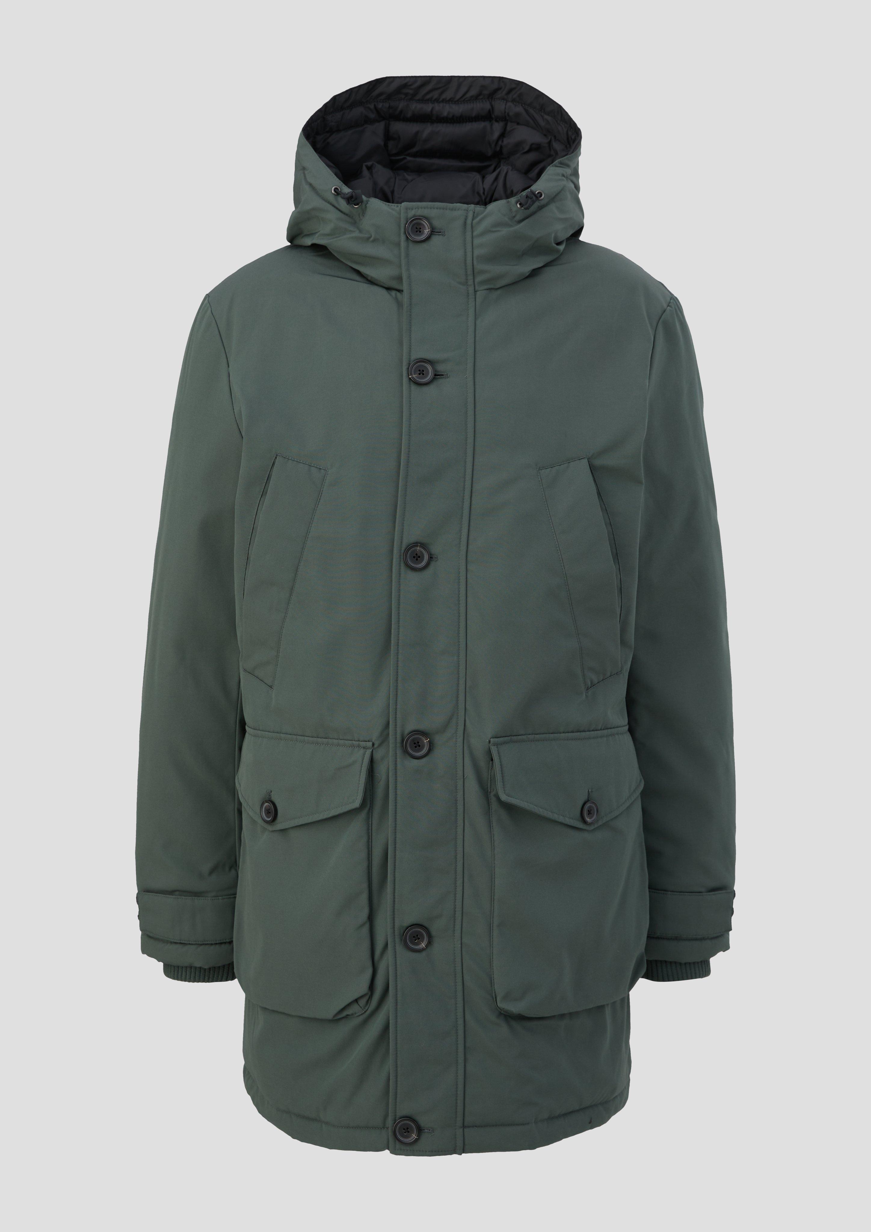Jacke mit fixierter Kapuze  2132326-7909