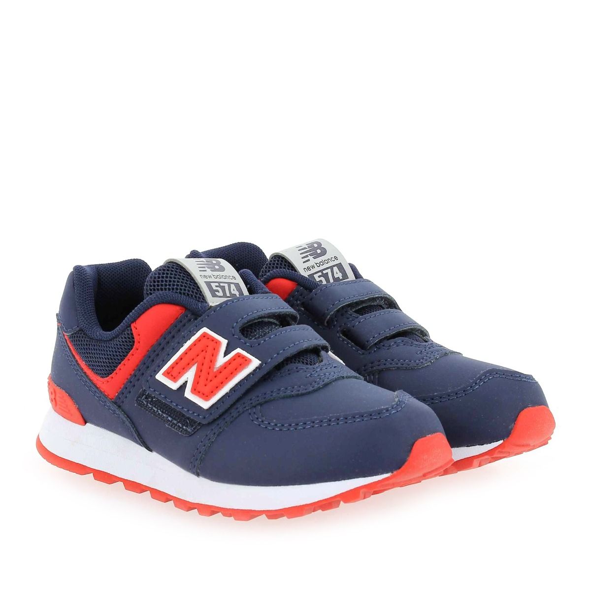 New Balance  PV574 VELCRO CLOSED VAMP - marine rouge