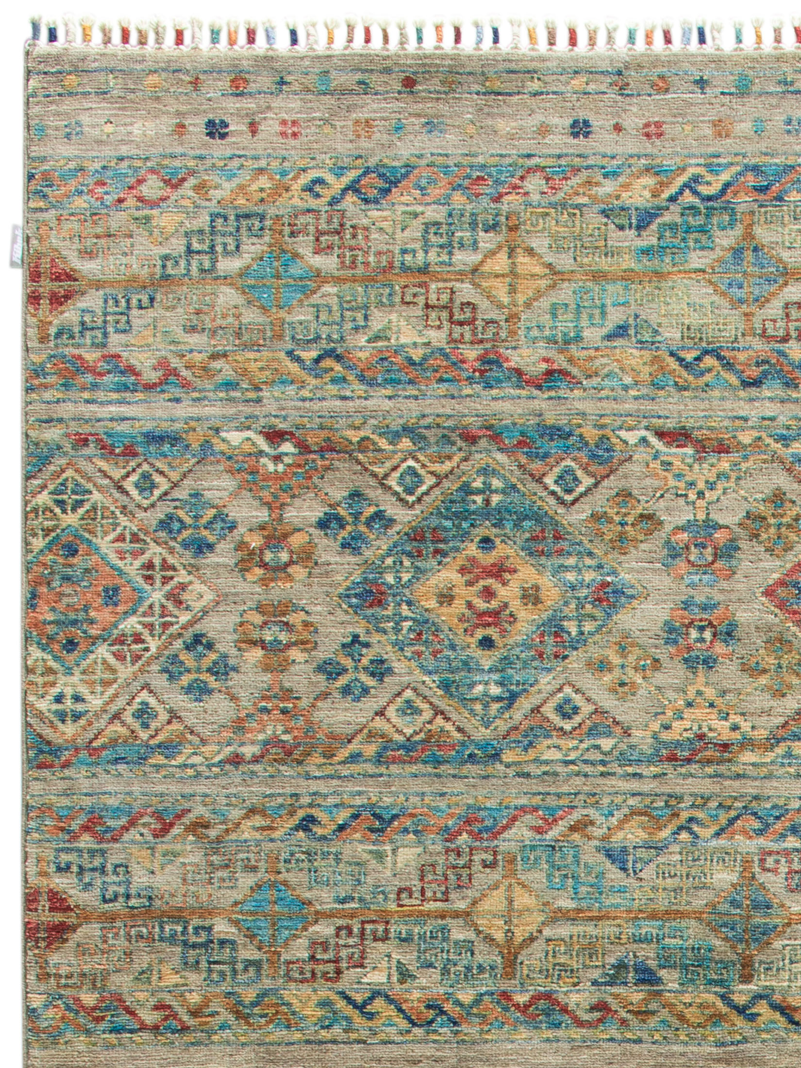 Chobi Schal ca. 247 x 306 cm, Unikat / Einzelstück