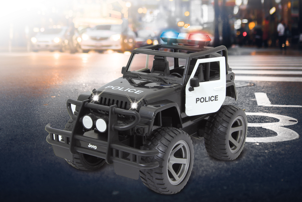 Jamara e.K. Jeep Wrangler Police 1:14 2,4GHz