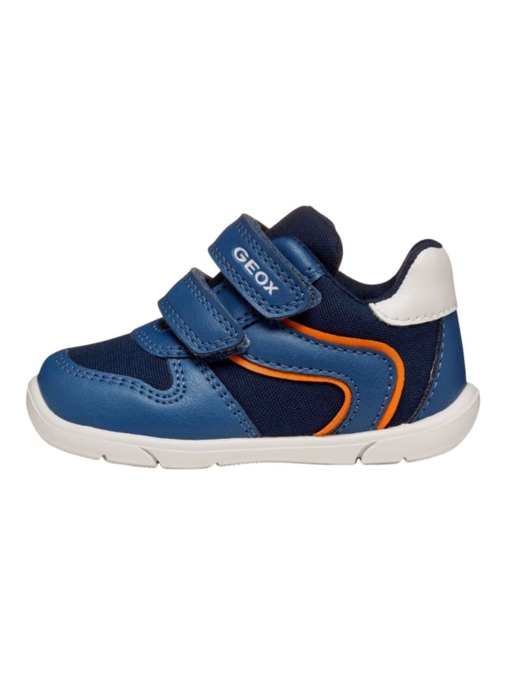 Geox Halbschuhe in Blau/Orange günstig kaufen