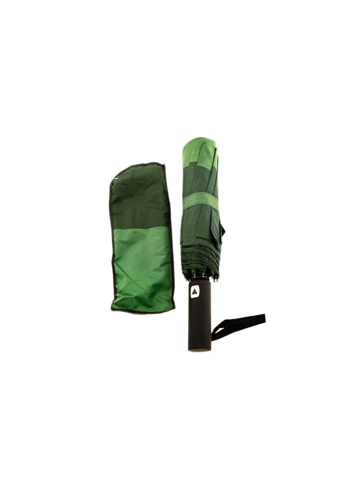 COFI 1453 Regenschirm mit Schutzhülle - Teleskop Taschenschirm ø100 cm Grün in Dunkelgrün günstig kaufen 100 cm