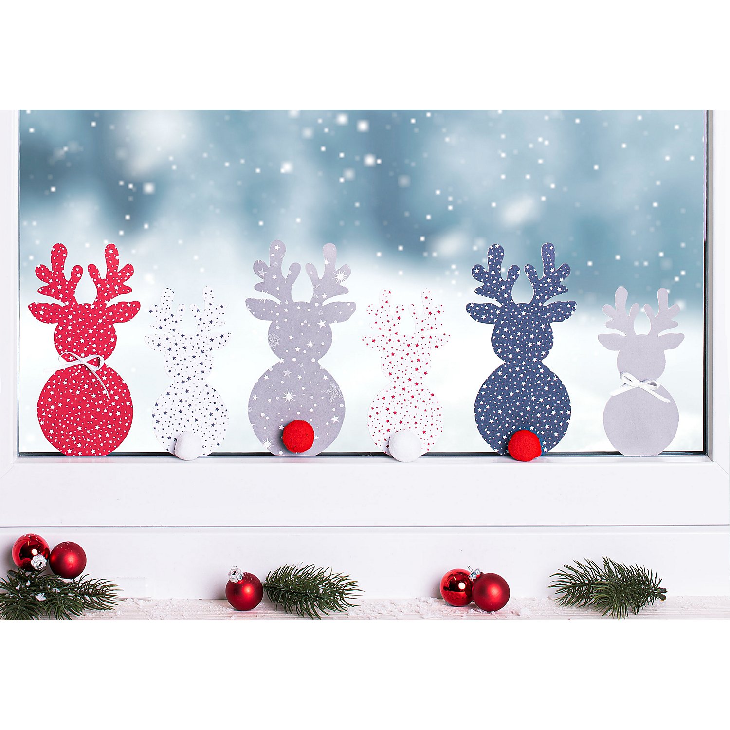buttinette Bastel-Set Fensterbilder 