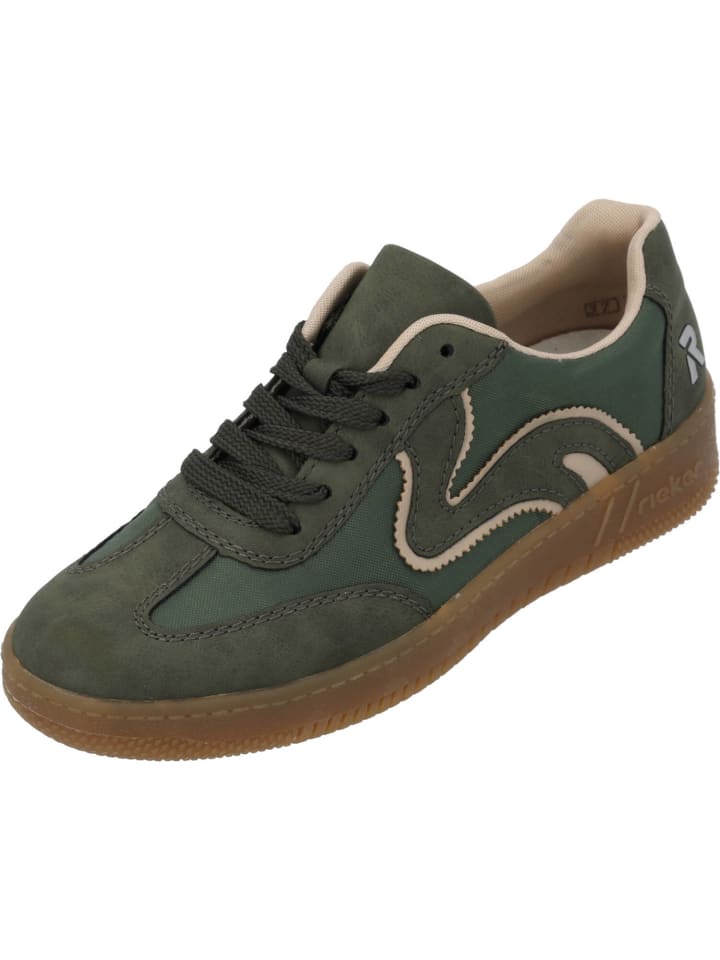 rieker Schnürschuhe in liane/olive/beige günstig kaufen