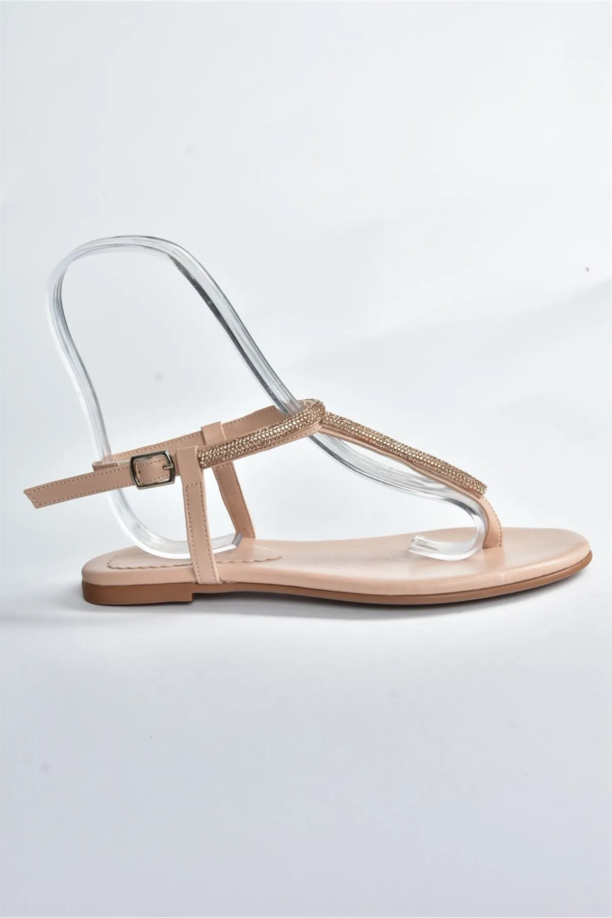 Fox Shoes  Hautsteindetaillierte Flip-Flop-Sandalen M272025009