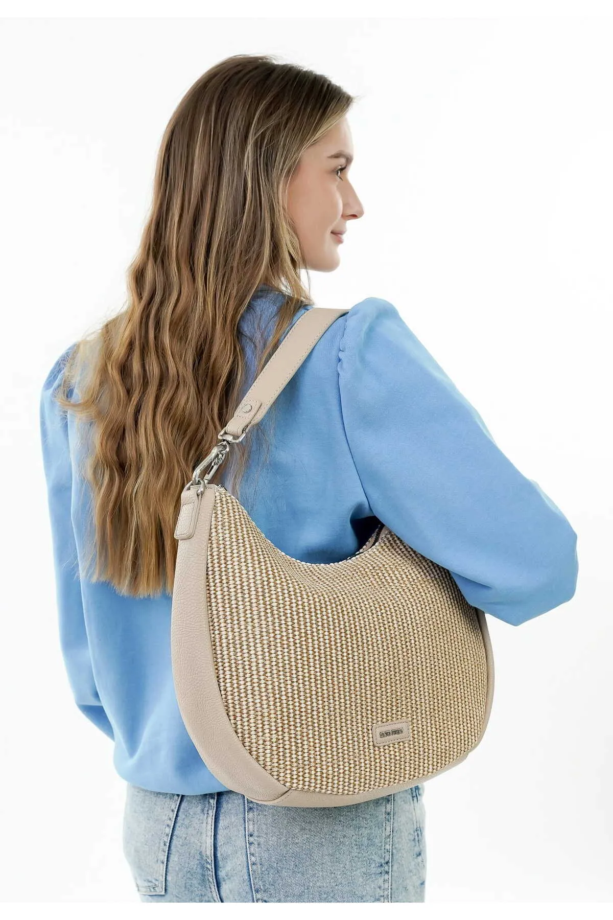 SURI FREY  Handtasche - Beige - Strukturiert