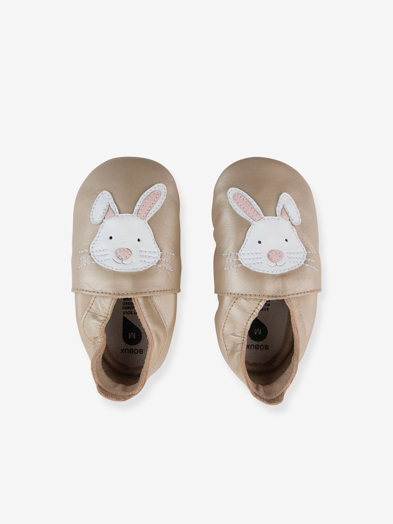 Chaussons Soft Soles BOBUX rabbit gold