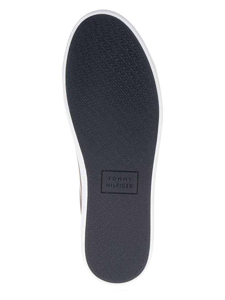 Tommy Hilfiger Shoes Leder-Sneakers in Dunkelblau günstig kaufen