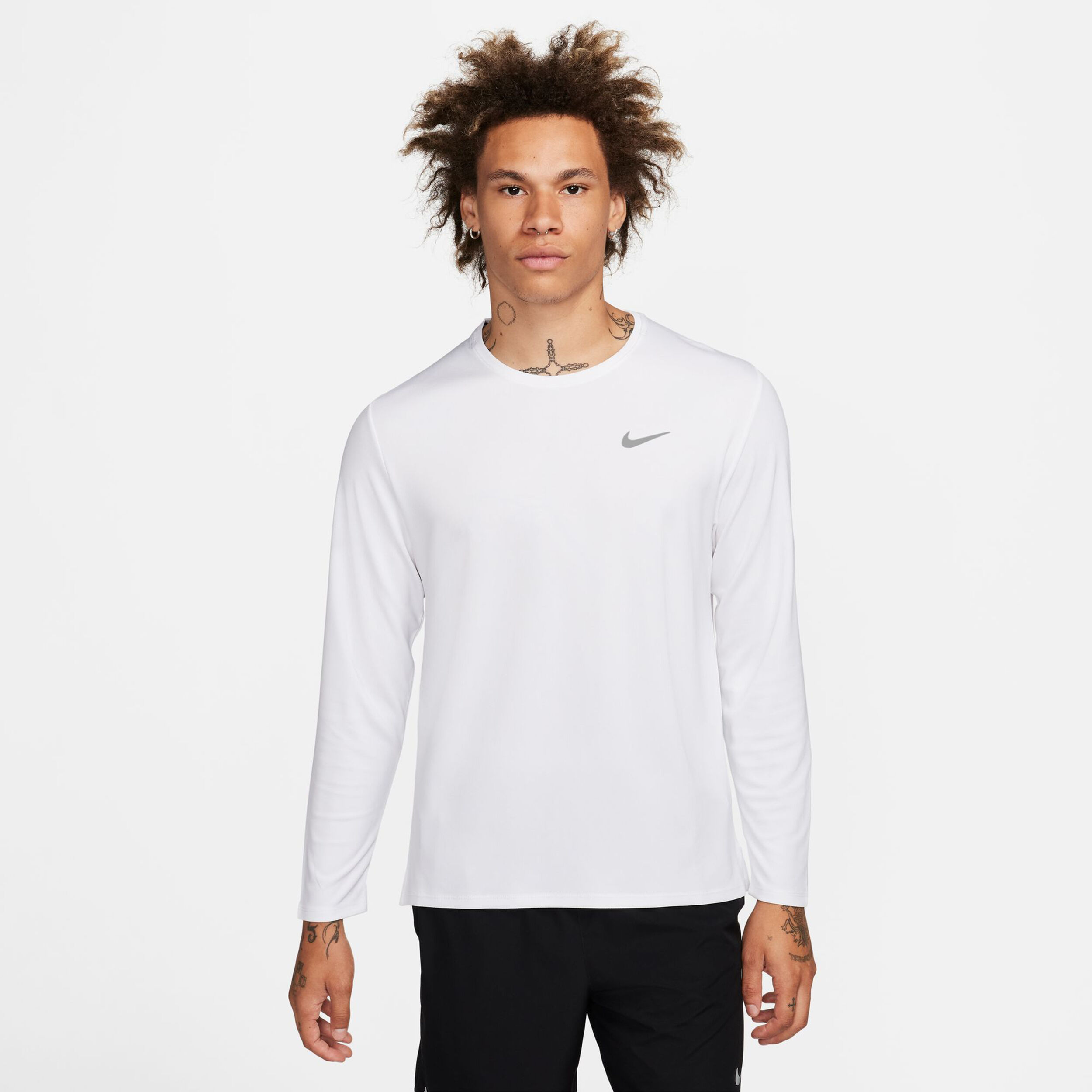 Dri-Fit Miler Dri-Fit Miler UV Laufshirt Herren - Weiß