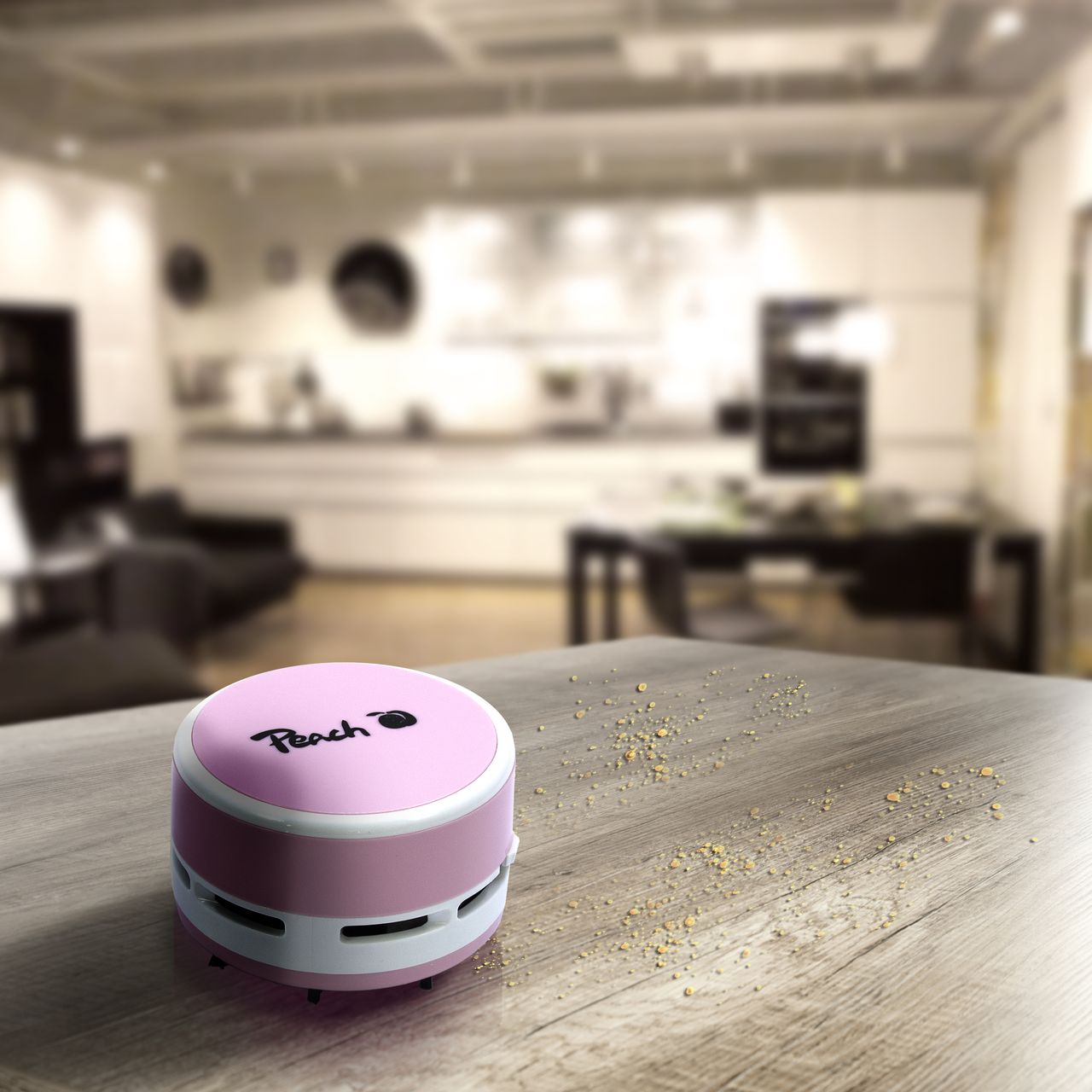 Peach Mini Tisch Staubsauger PA105 pastellrosa