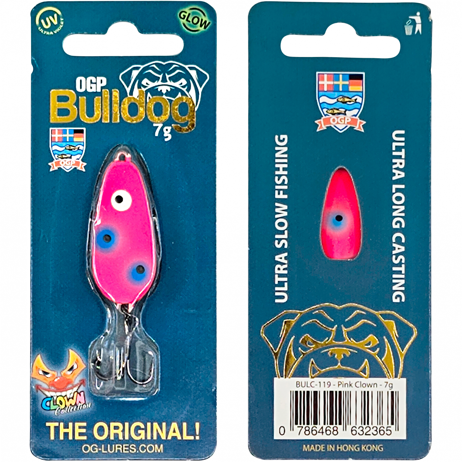 OGP Blinker Bulldog (Pink Clown, 7 g)