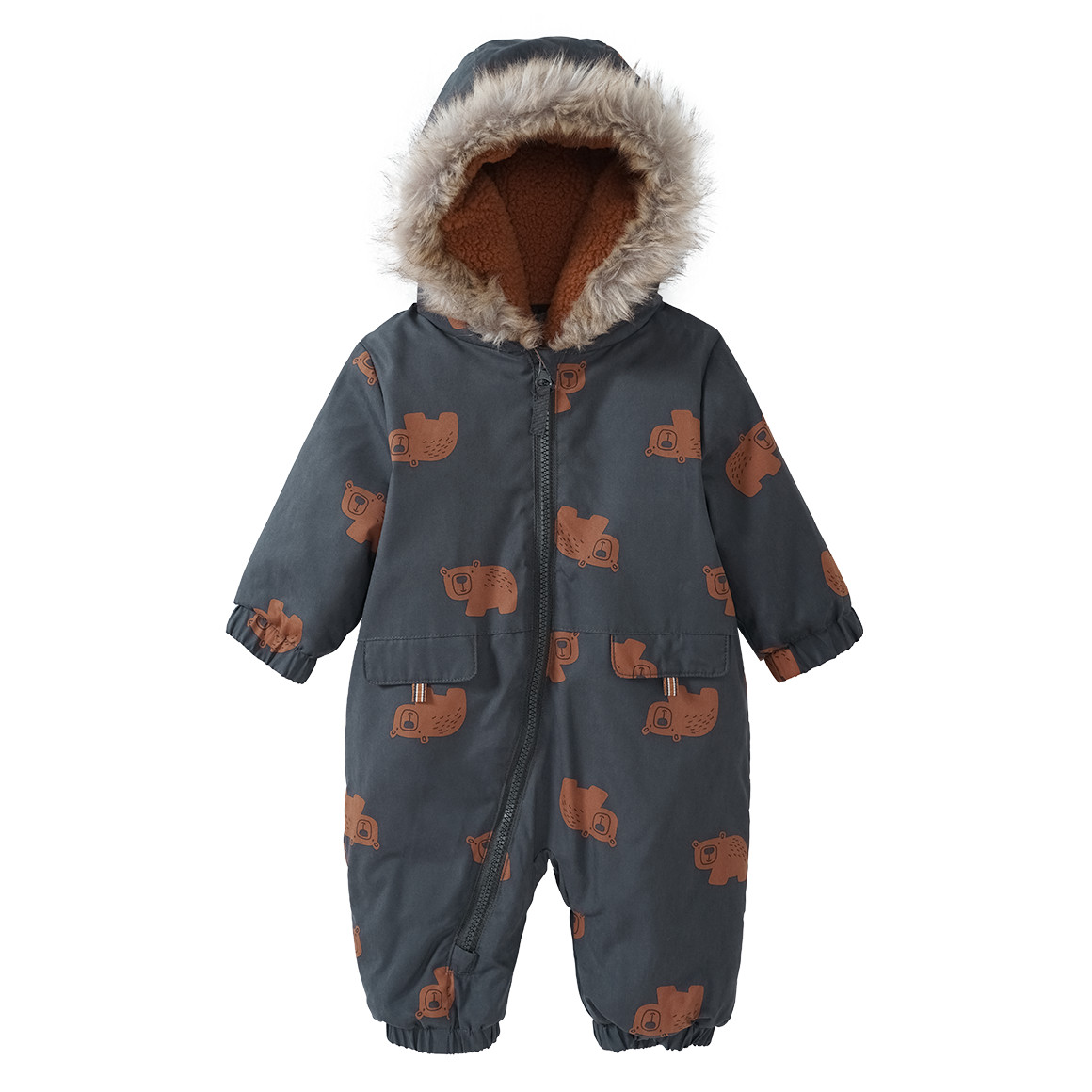 Newborn Overall mit Bären-Allover