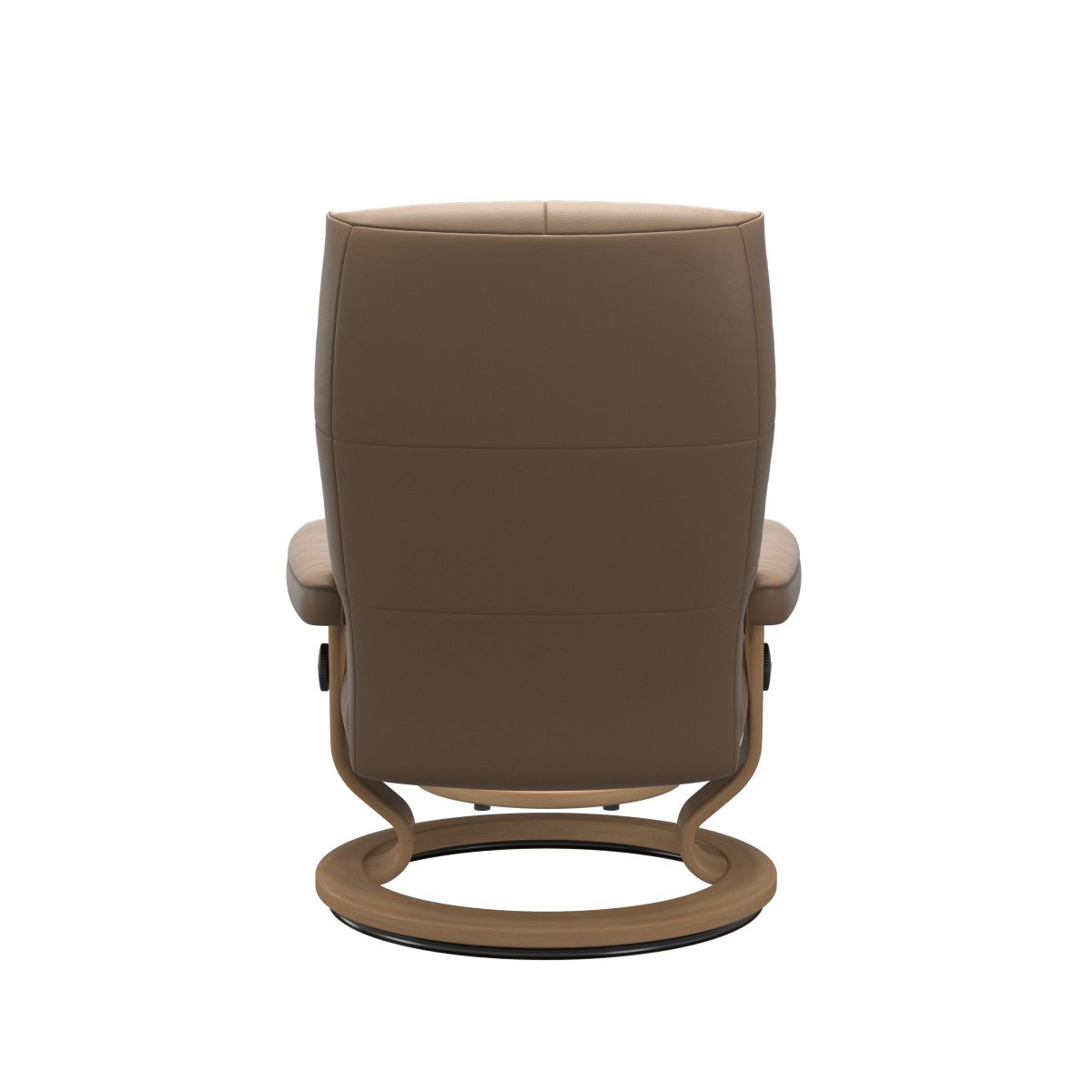 Stressless Sessel David M Classic mit Hocker Almond