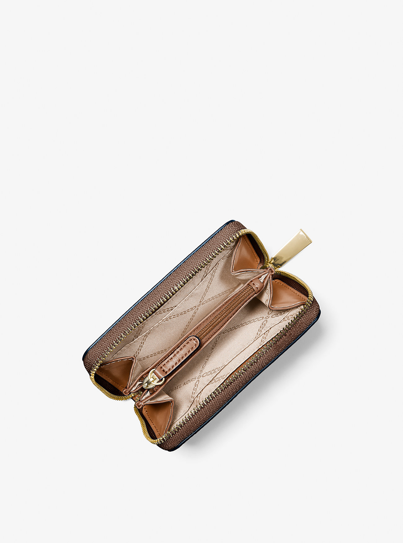 Jet Set Liten Logo Lommebok - BRN/ACORN