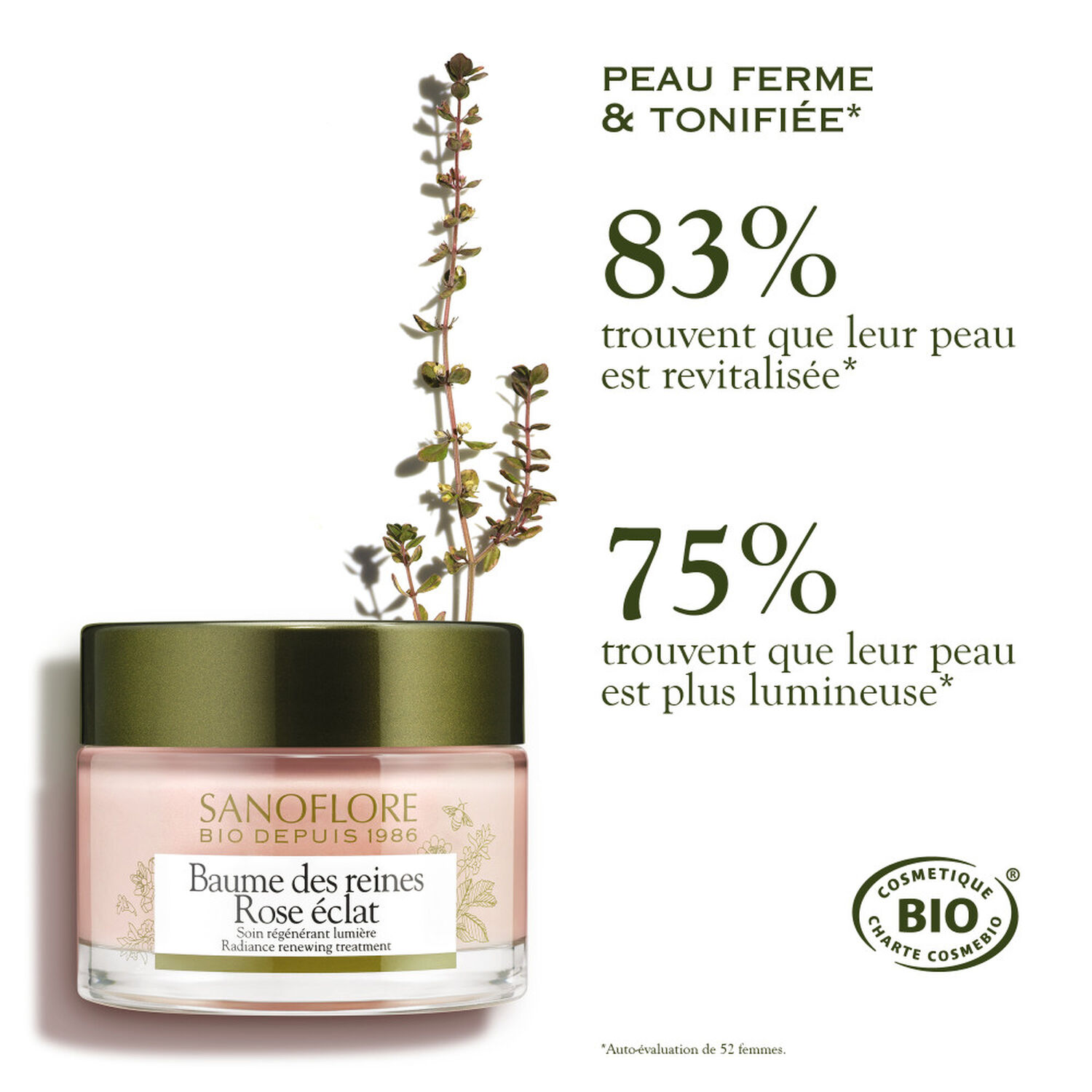 Sanoflore Baume des Reines Rose Eclat Crème Anti-Age 50 ml