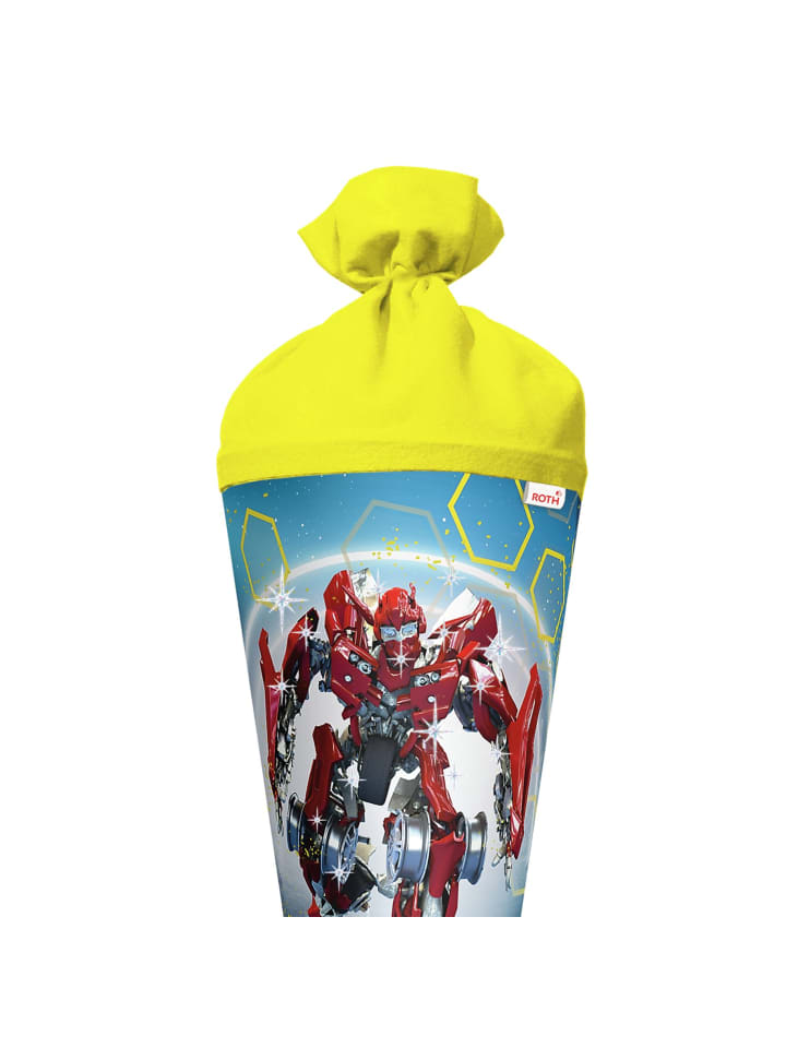 ROTH Schultüte groß Dynamic Robot 70 cm, Glanzfolie in Bunt günstig kaufen onesize