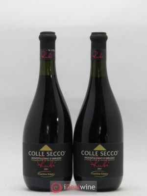 Montepulciano d'Abruzzo Rubi Colle Secco Cantina Tollo 2011 - Lot de 2 Bouteilles