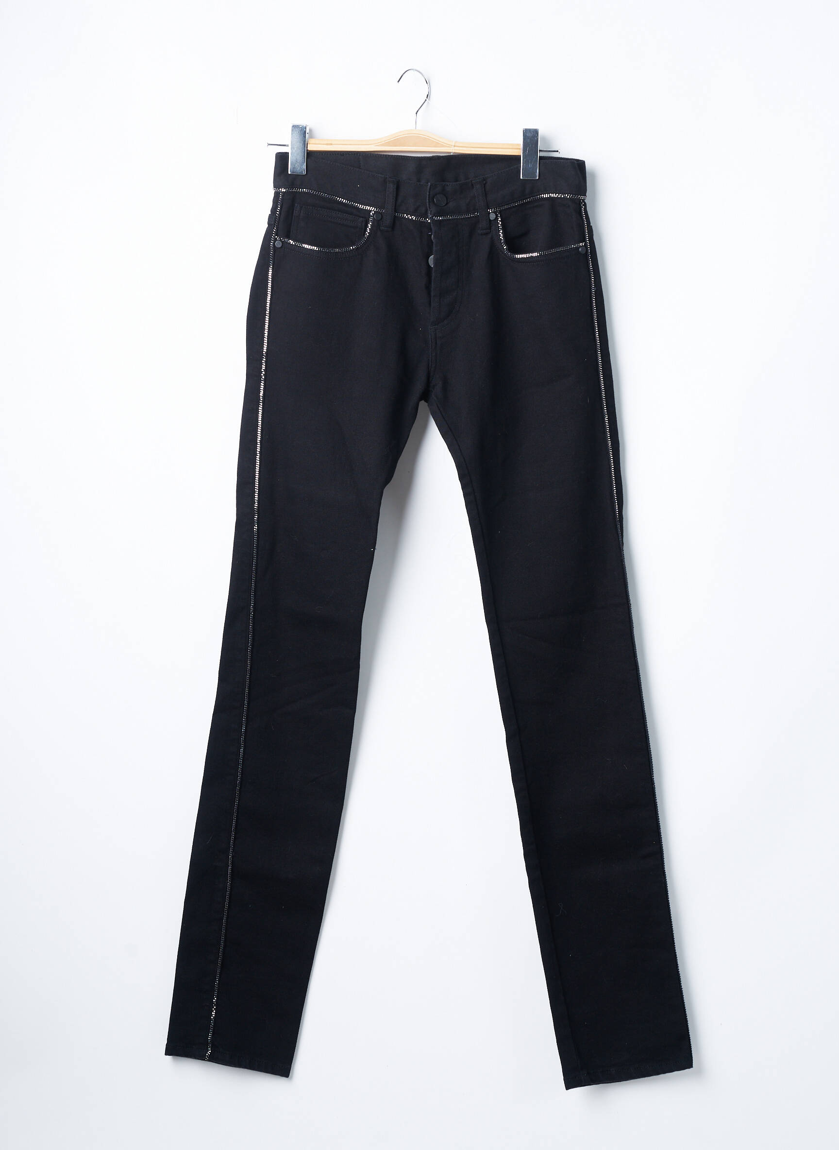 Azzaro Jeans Coupe Slim Femme couleur noir