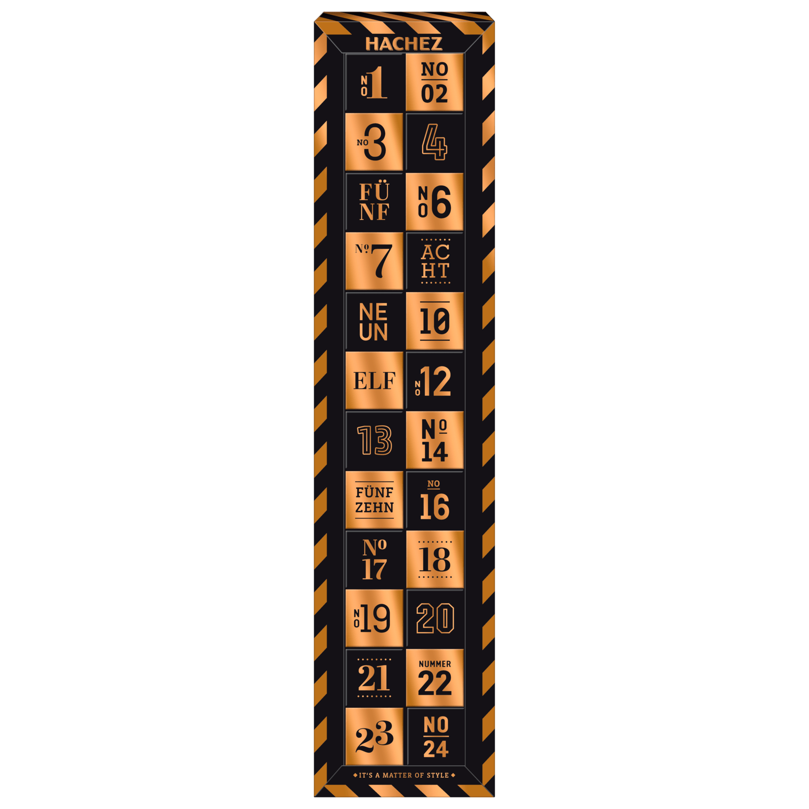 Hachez Adventskalender Pralinen 250g