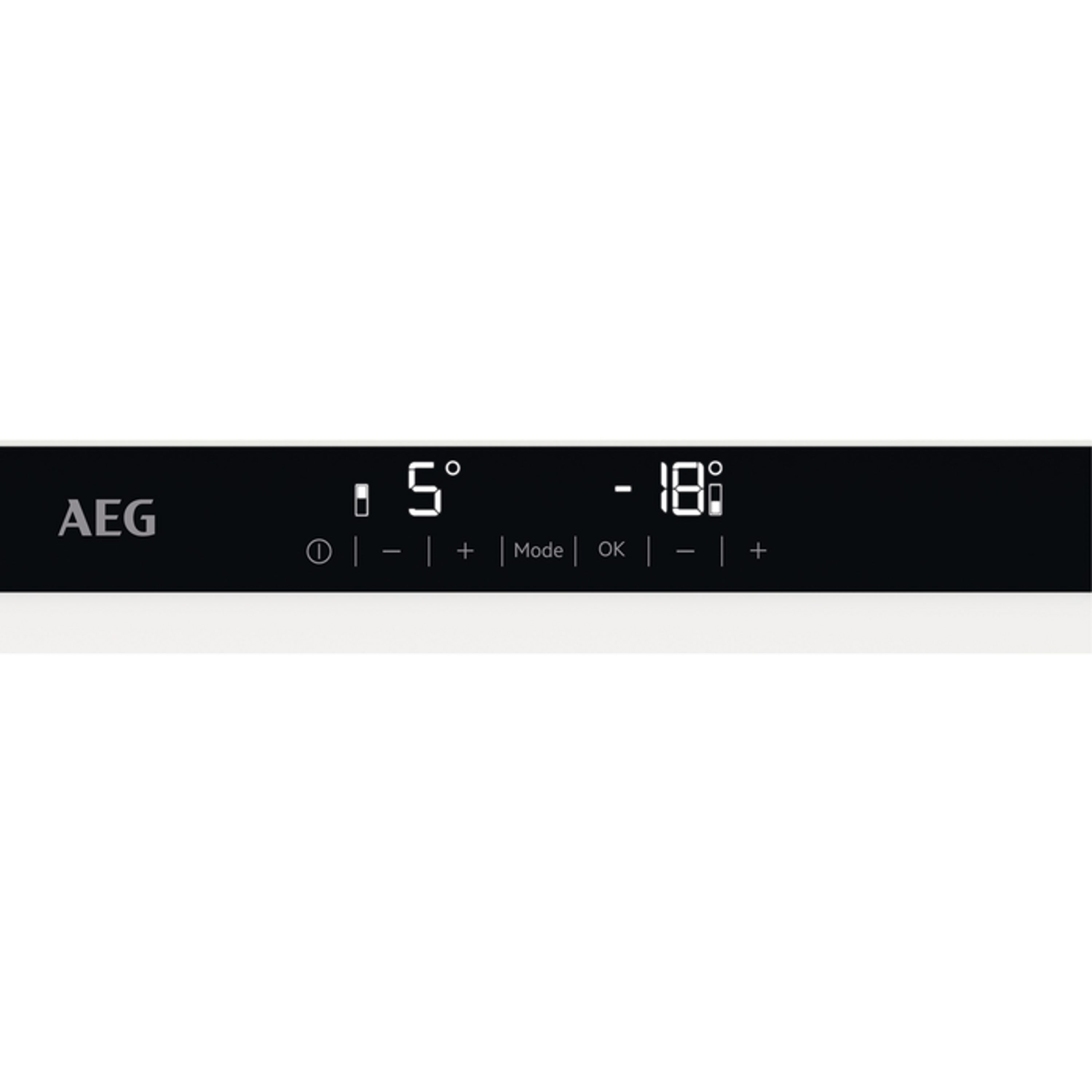 AEG Einbaukühlgefrierkombination SCE818E8MF, 177 cm hoch, 56 cm breit, NoFrost, Festtür