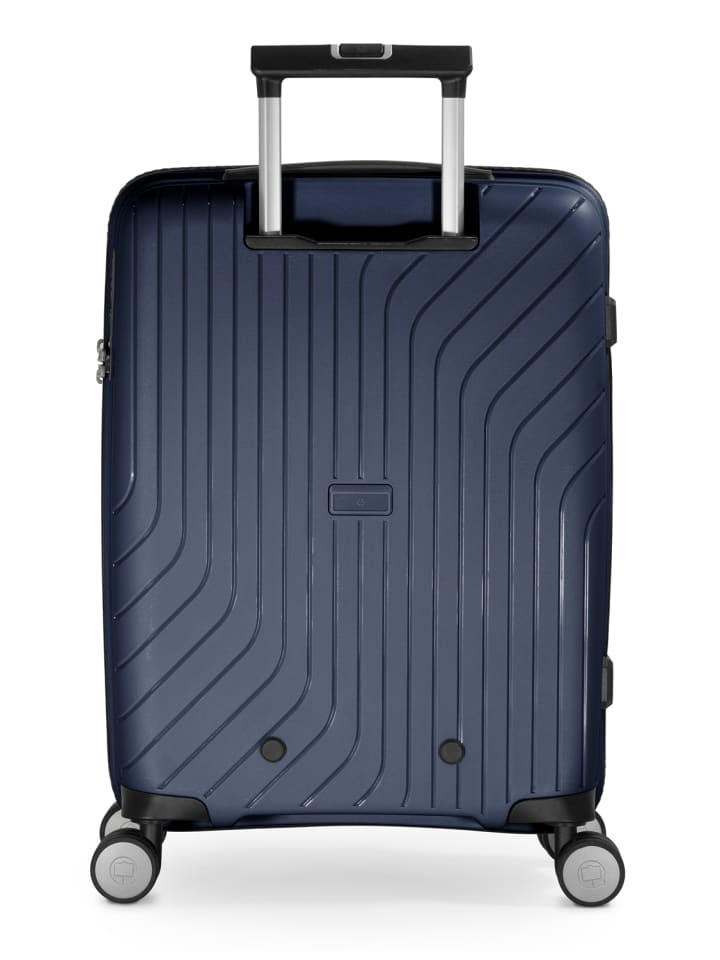 Hauptstadtkoffer TXL - leichtes Handgepäck Laptop-Fach Kabinenkoffer TSA 55cm 40L in Dunkelblau günstig kaufen S