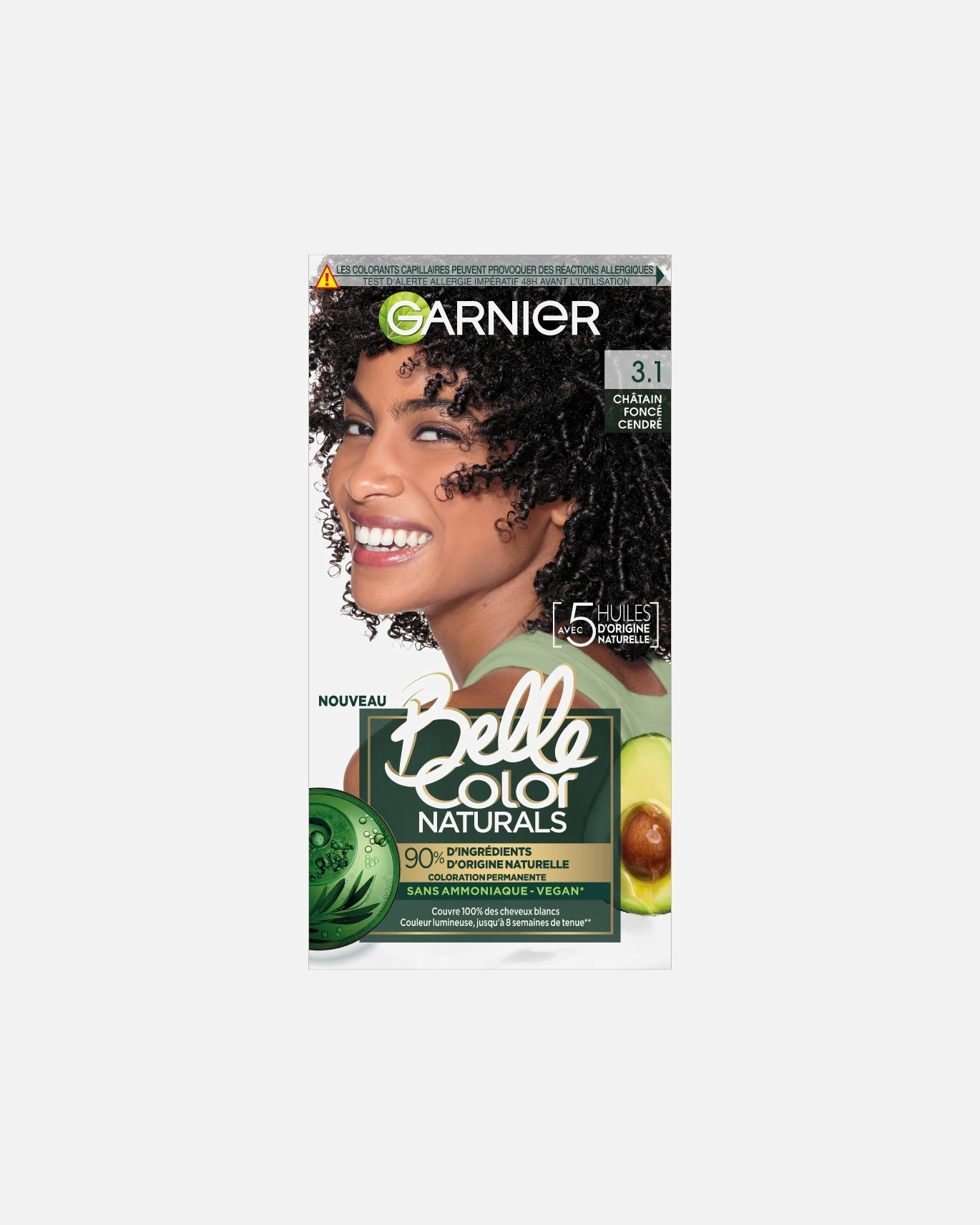 Garnier ammóniamentes tartós hajfesték, 90%-ban természetes eredetű összetevőkből