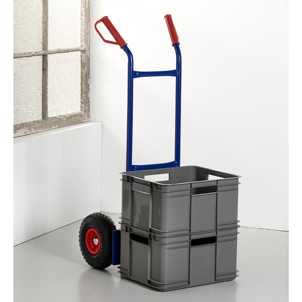 TECH-CRAFT Transportkarre 200 kg, blau - rot