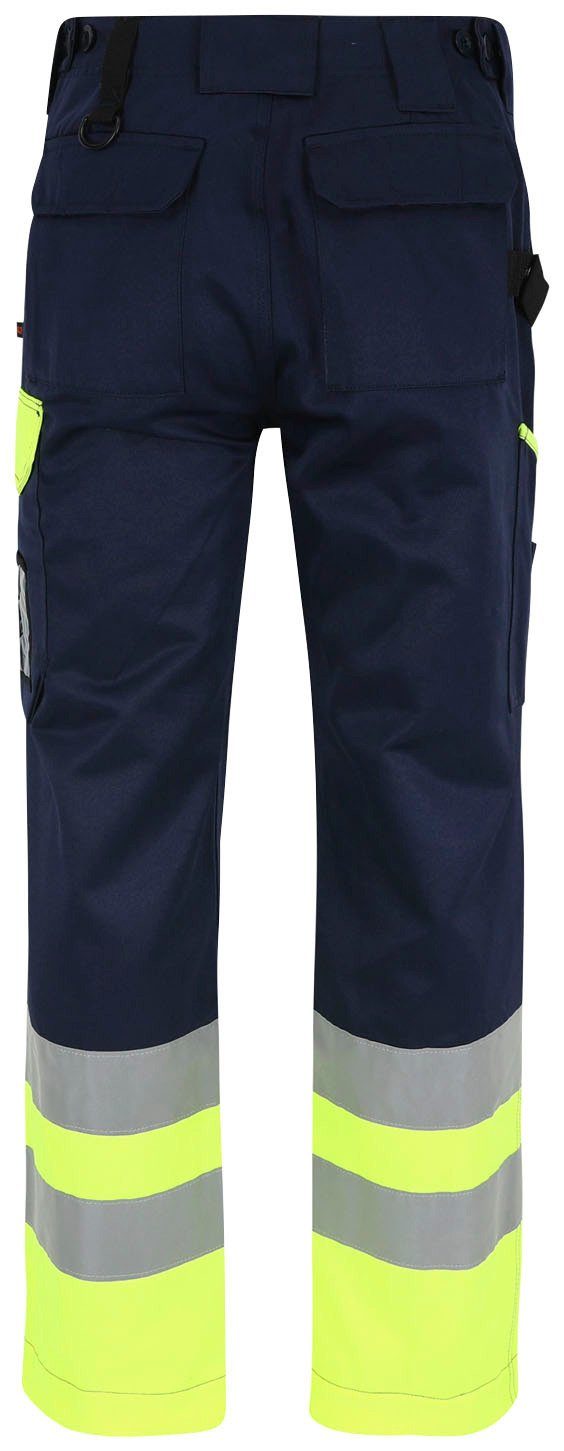 Herock Arbeitshose Olympus Hochsichtbar Hose Wasserabweisend, viele Taschen, 2 Schlaufen, verstellbarer Bund