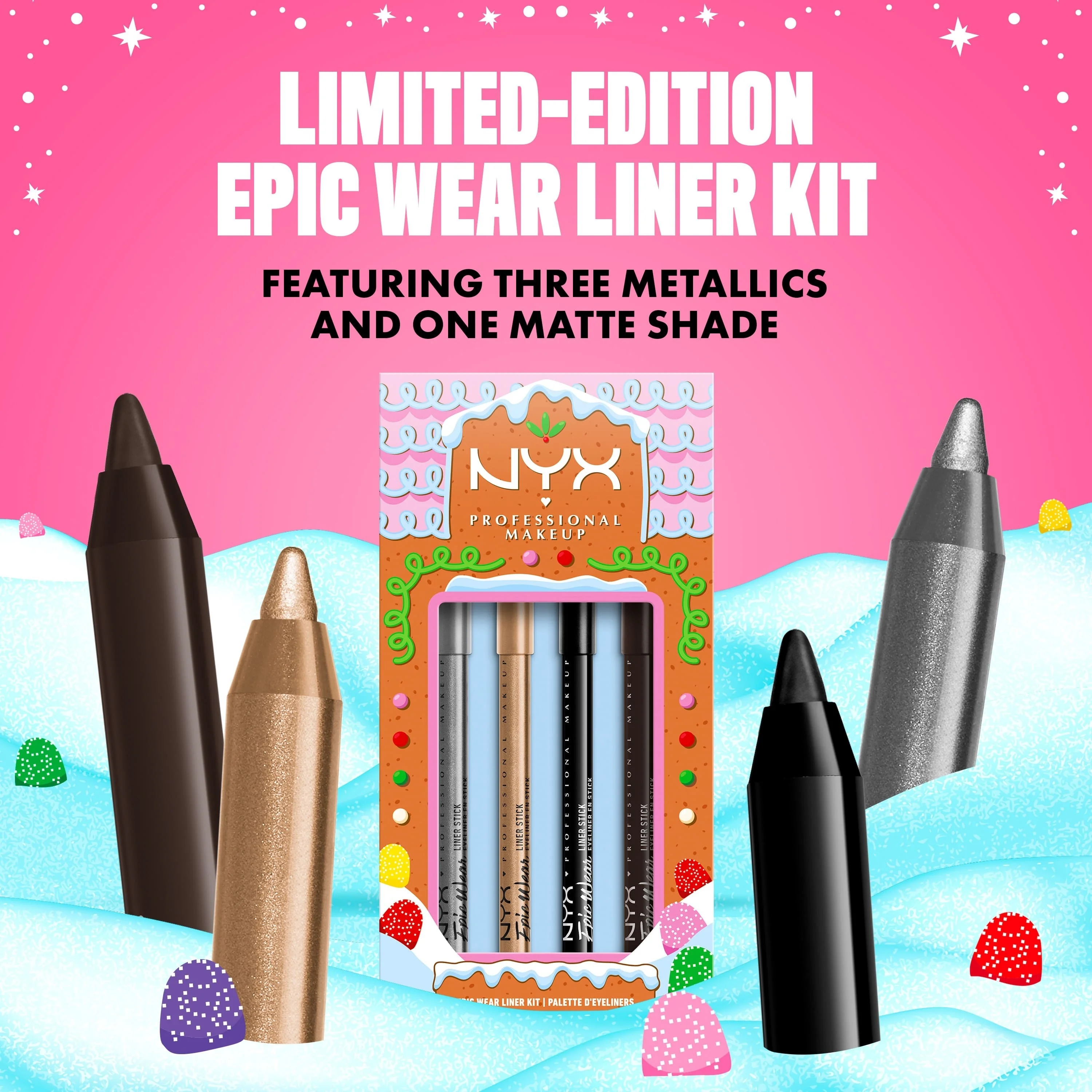 Kit de delineador de ojos Eyes Holiday Epic Wear - Delineador de ojos