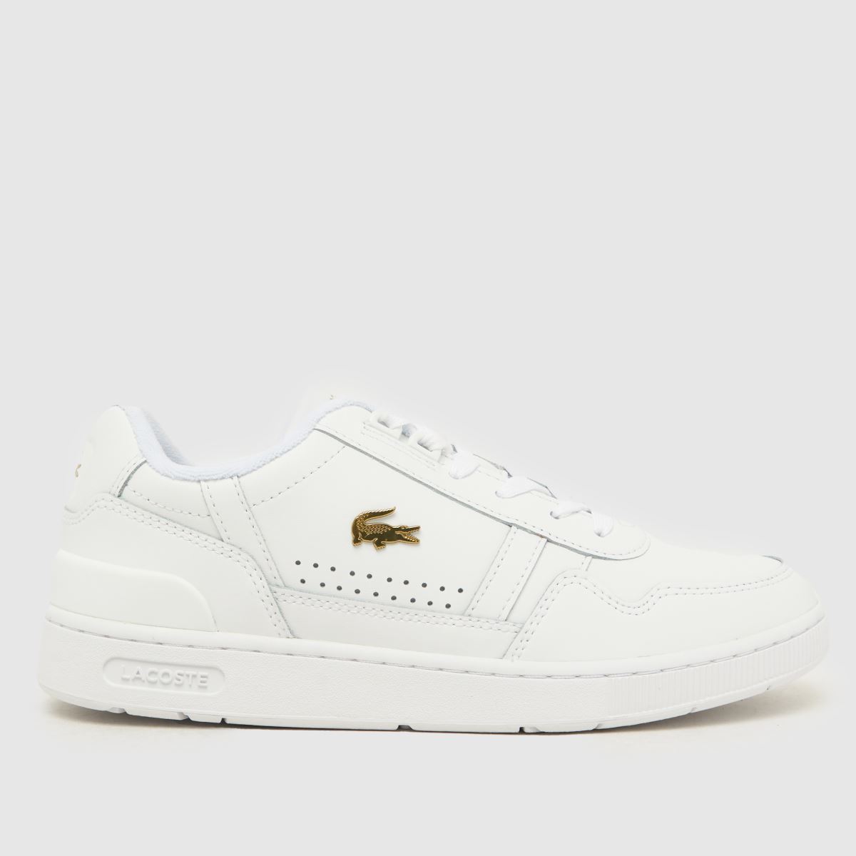 Lacoste T-Clip sportcipő fehér és arany színben