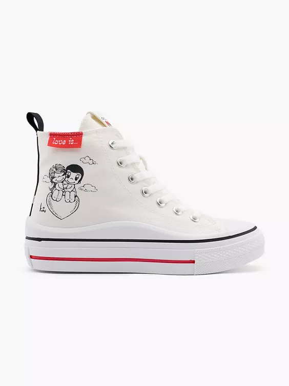 Love is Hoher Sneaker