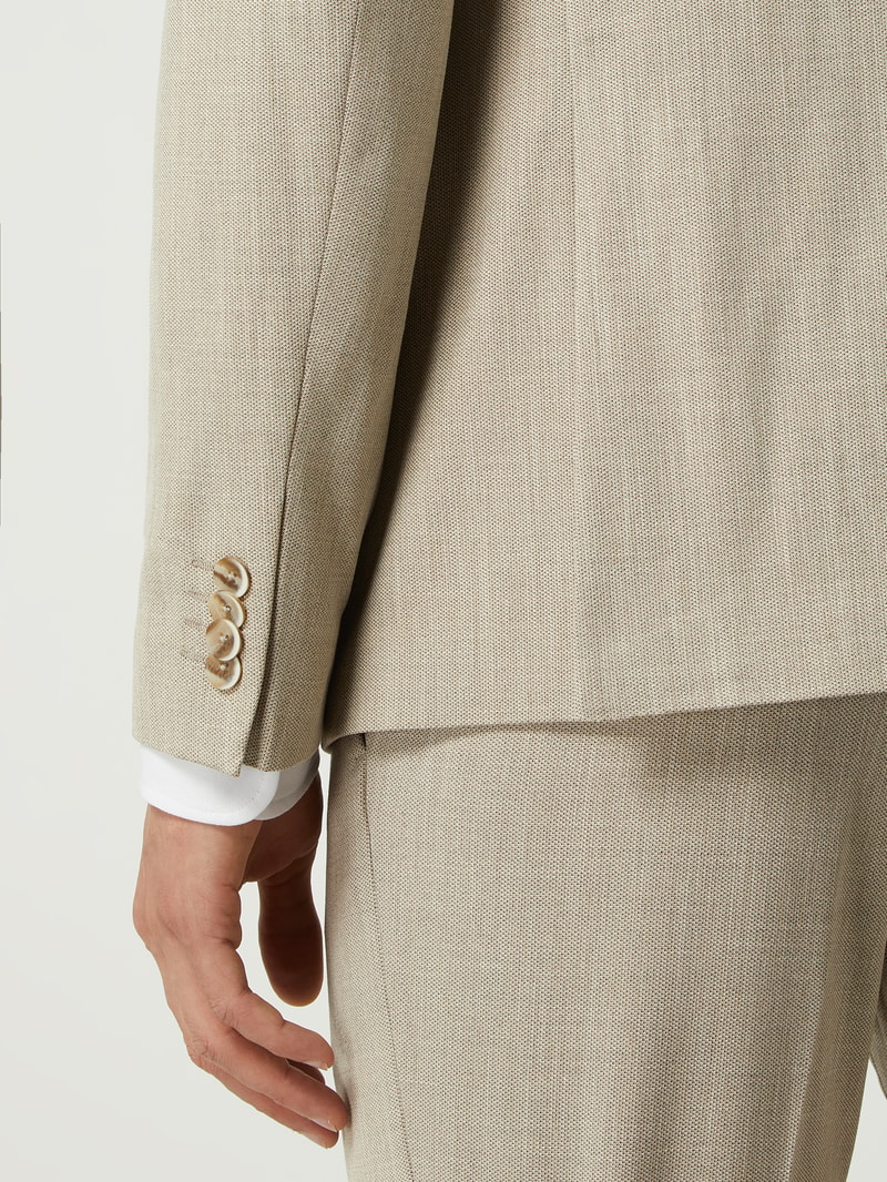 Sakko mit Strukturmuster in beige