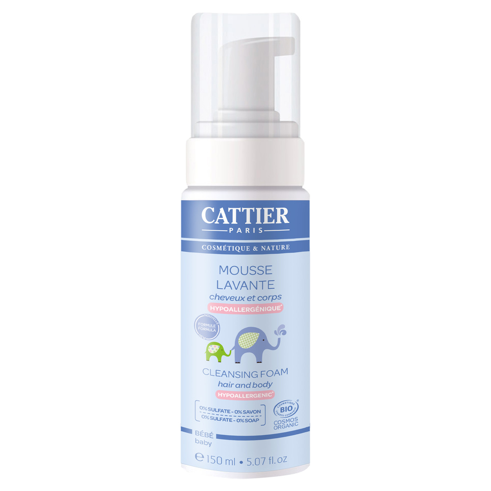 cattier Mousse Lavante - 150ml Soins Bébé