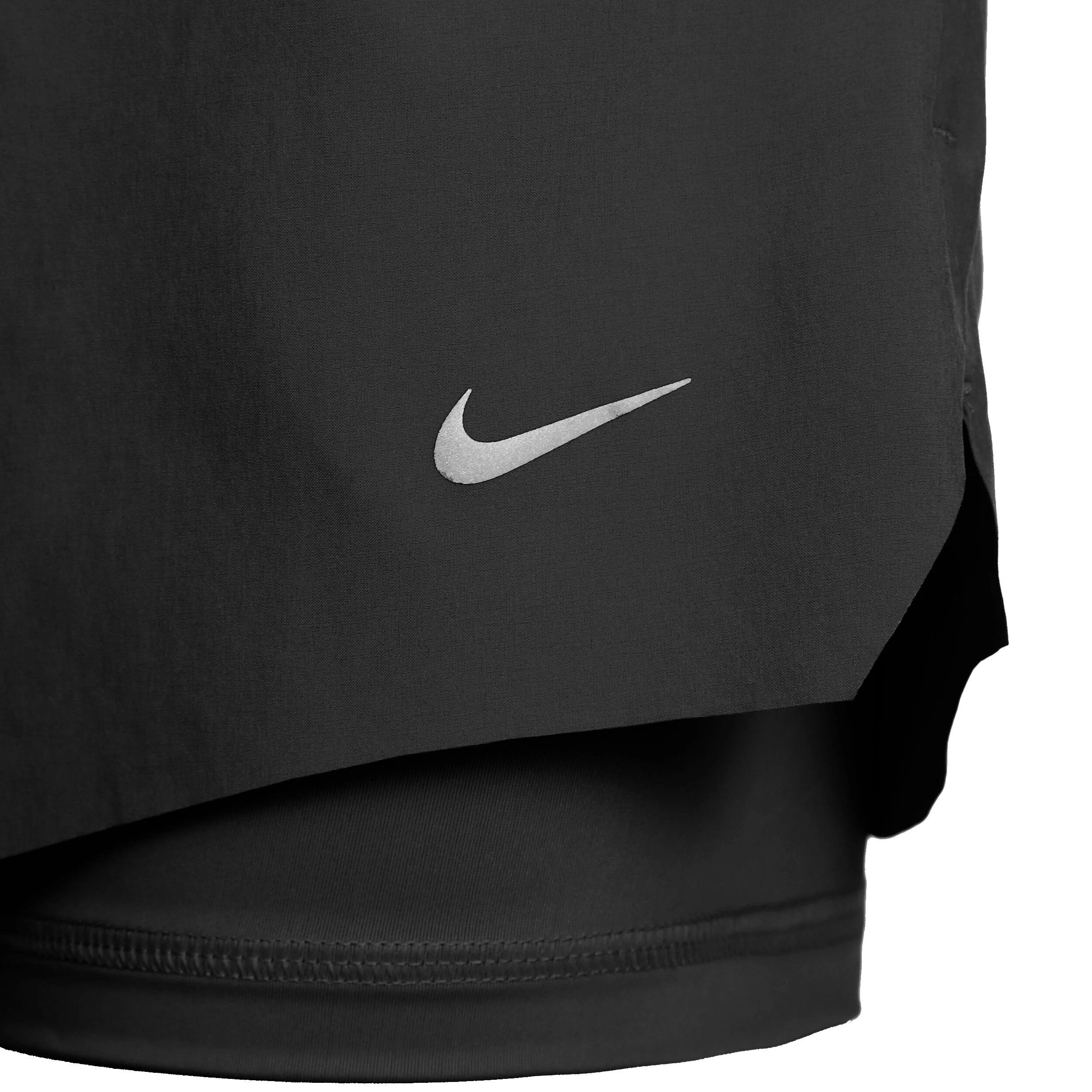 Dri-Fit Swift Mid-Rise 3in 2in1 Shorts Damen - Schwarz