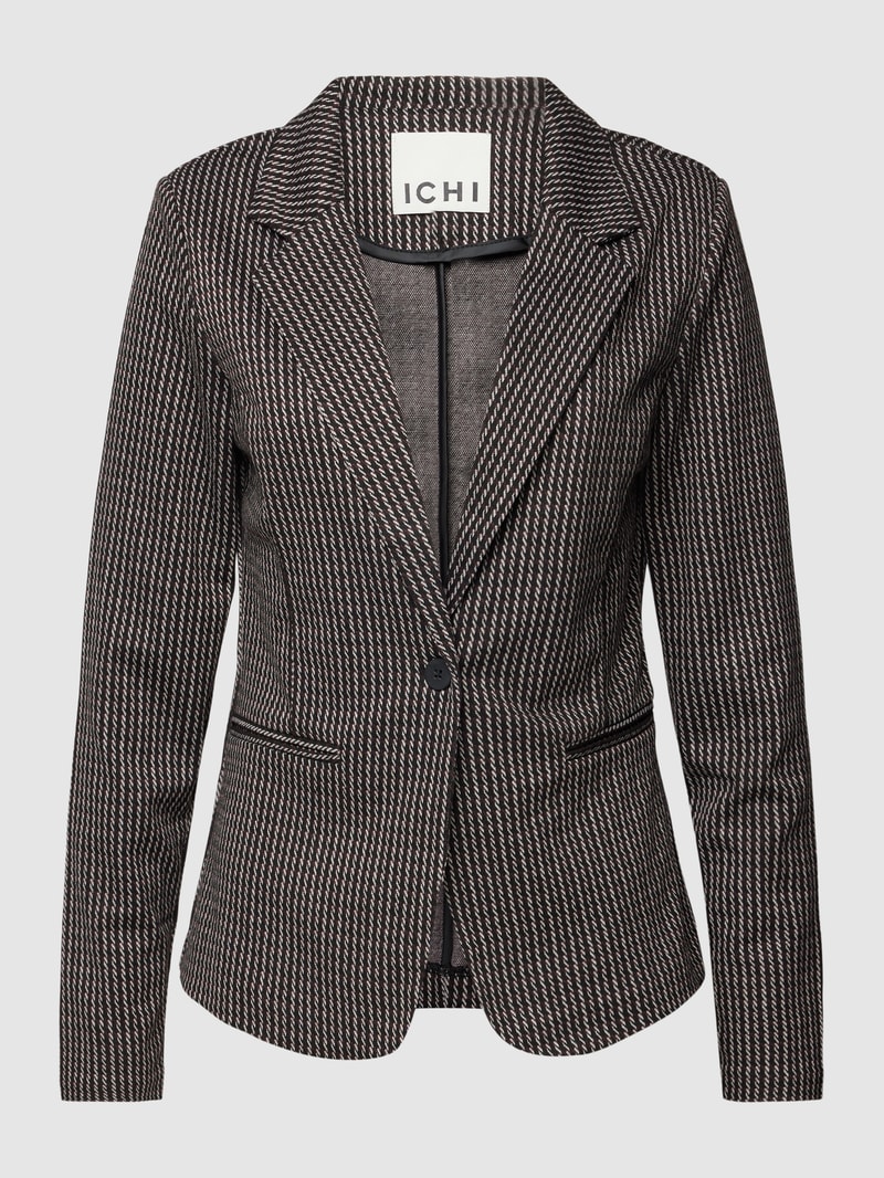 Blazer mit Allover-Muster Modell 'KATE' in bordeaux rot