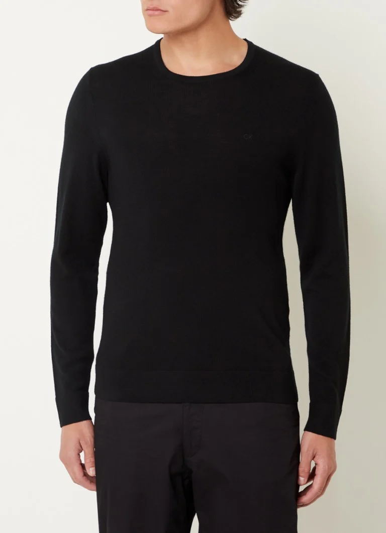 Calvin Klein Fine-knit wool pullover