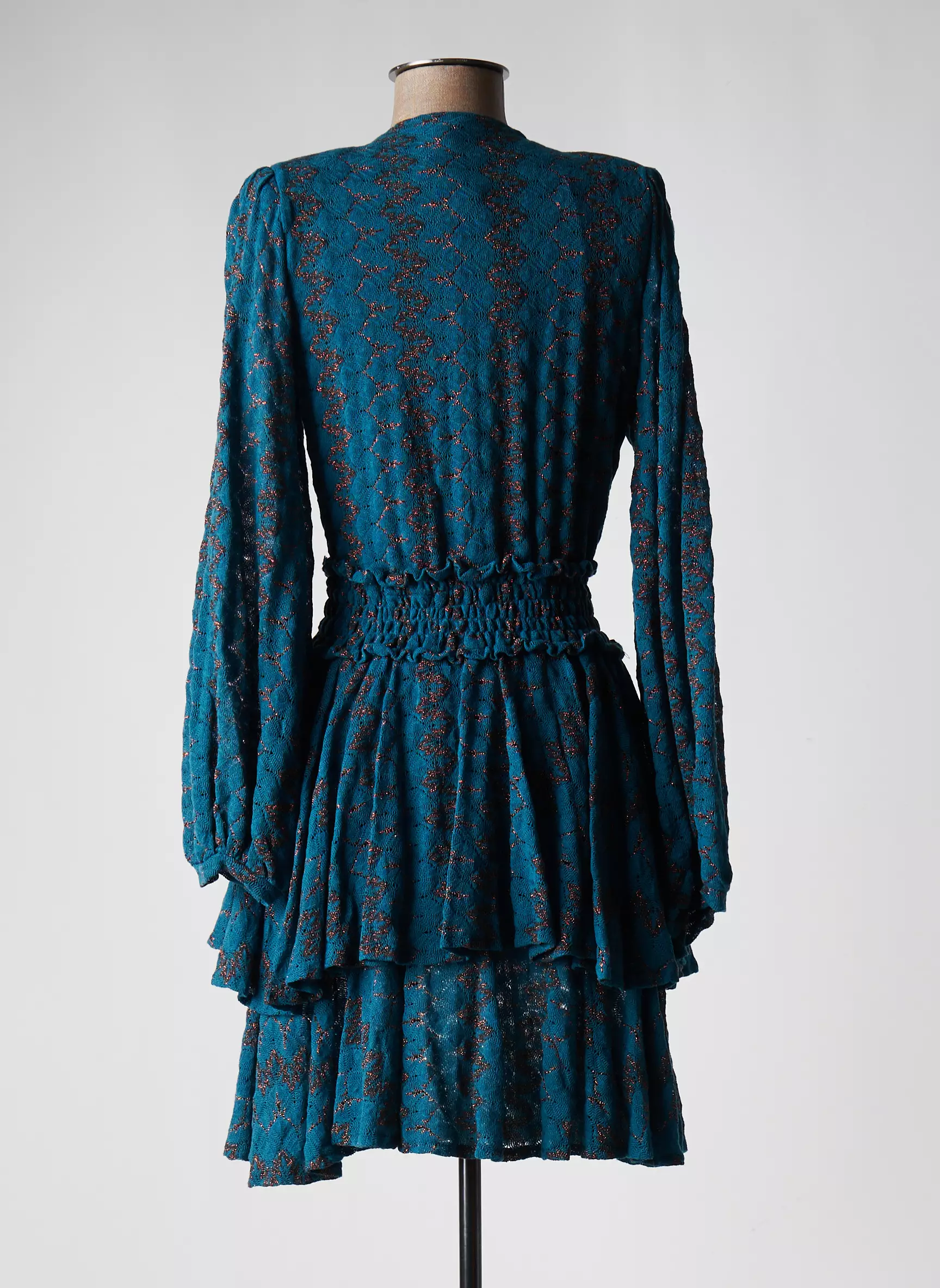Pho Robes Mi Longues Femme couleur bleu