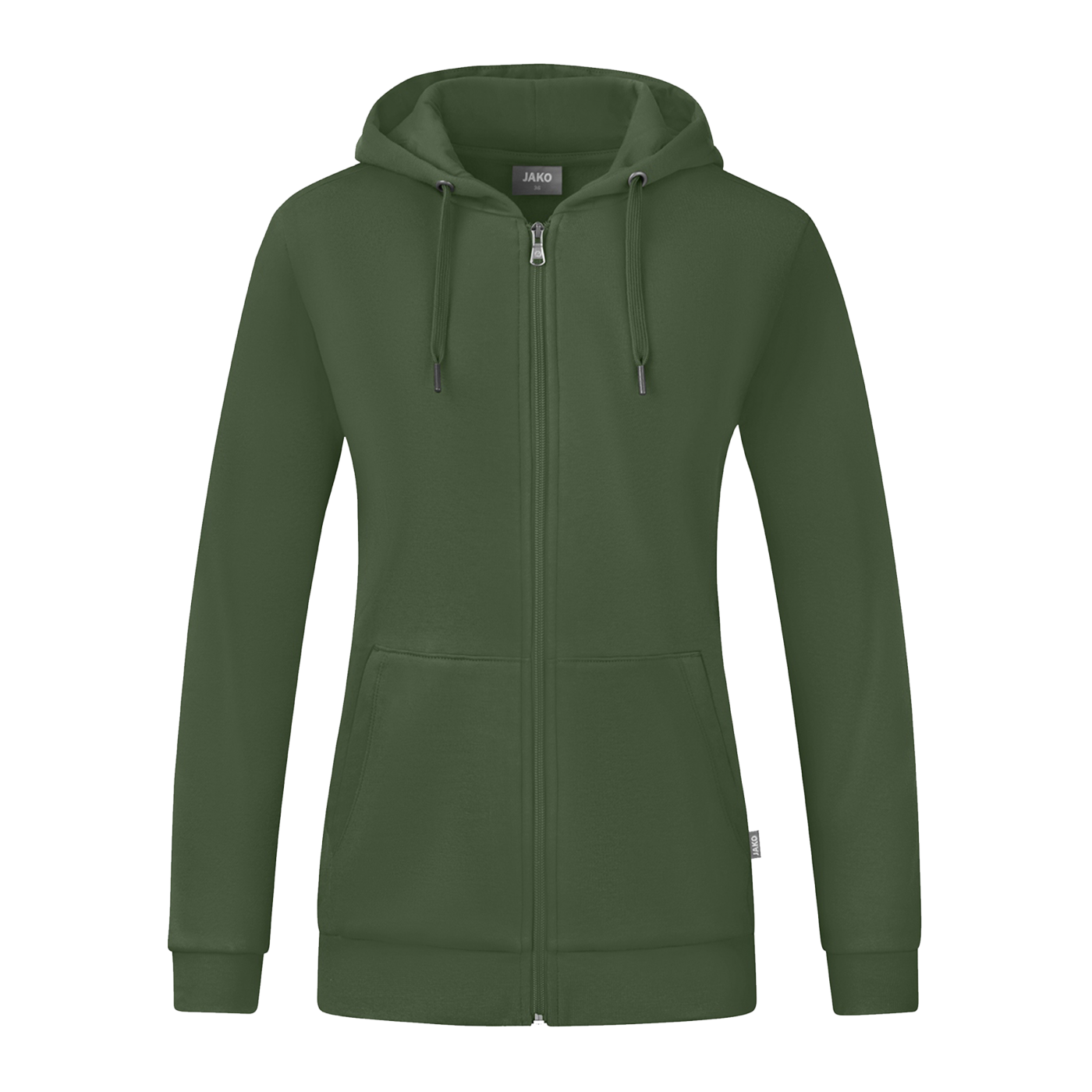 JAKO Organic Kapuzenjacke Damen Grün F240