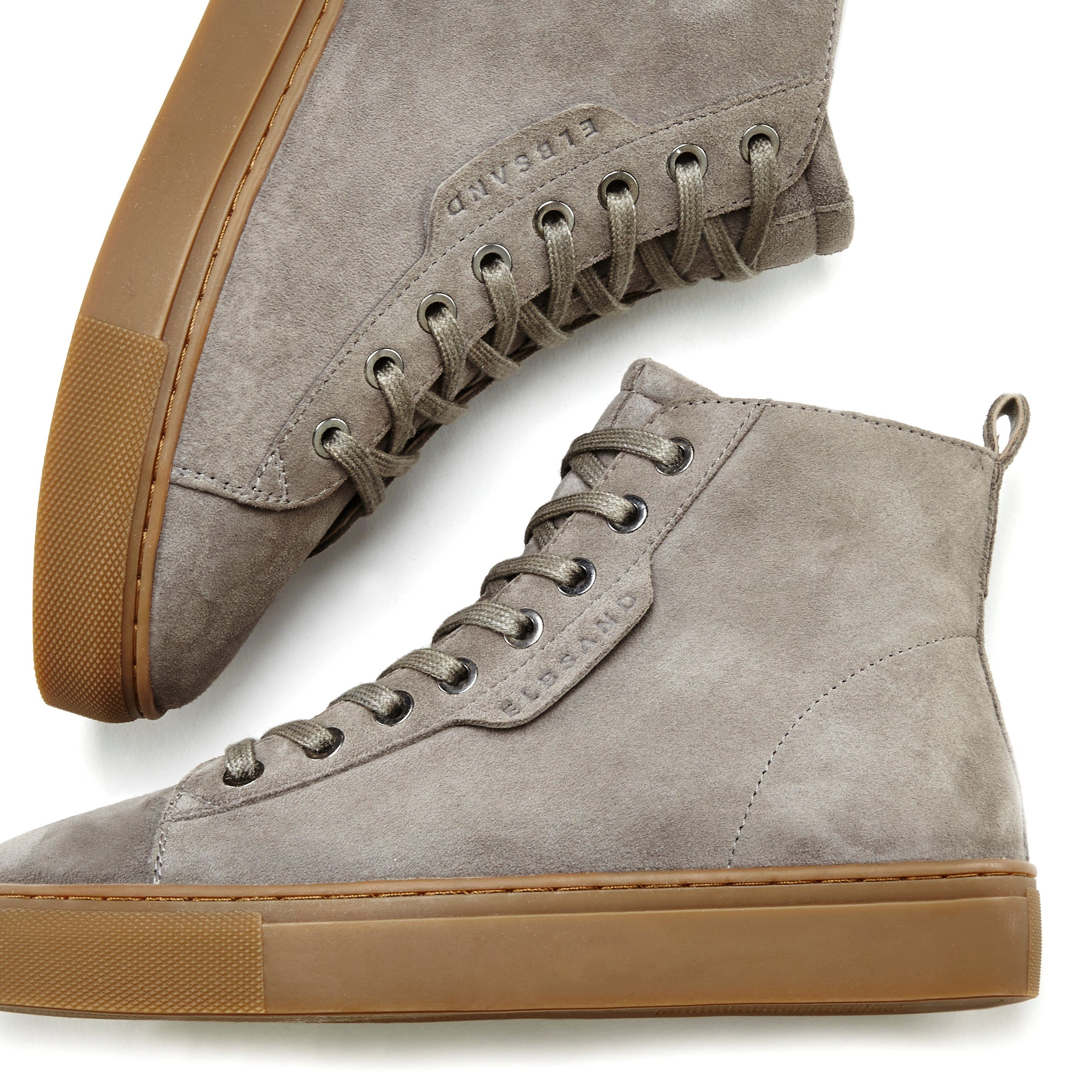 Elbsand Stiefelette Stiefel, Boots, Schnür Sneaker High-Top, weiches Leder, Casual-Look
