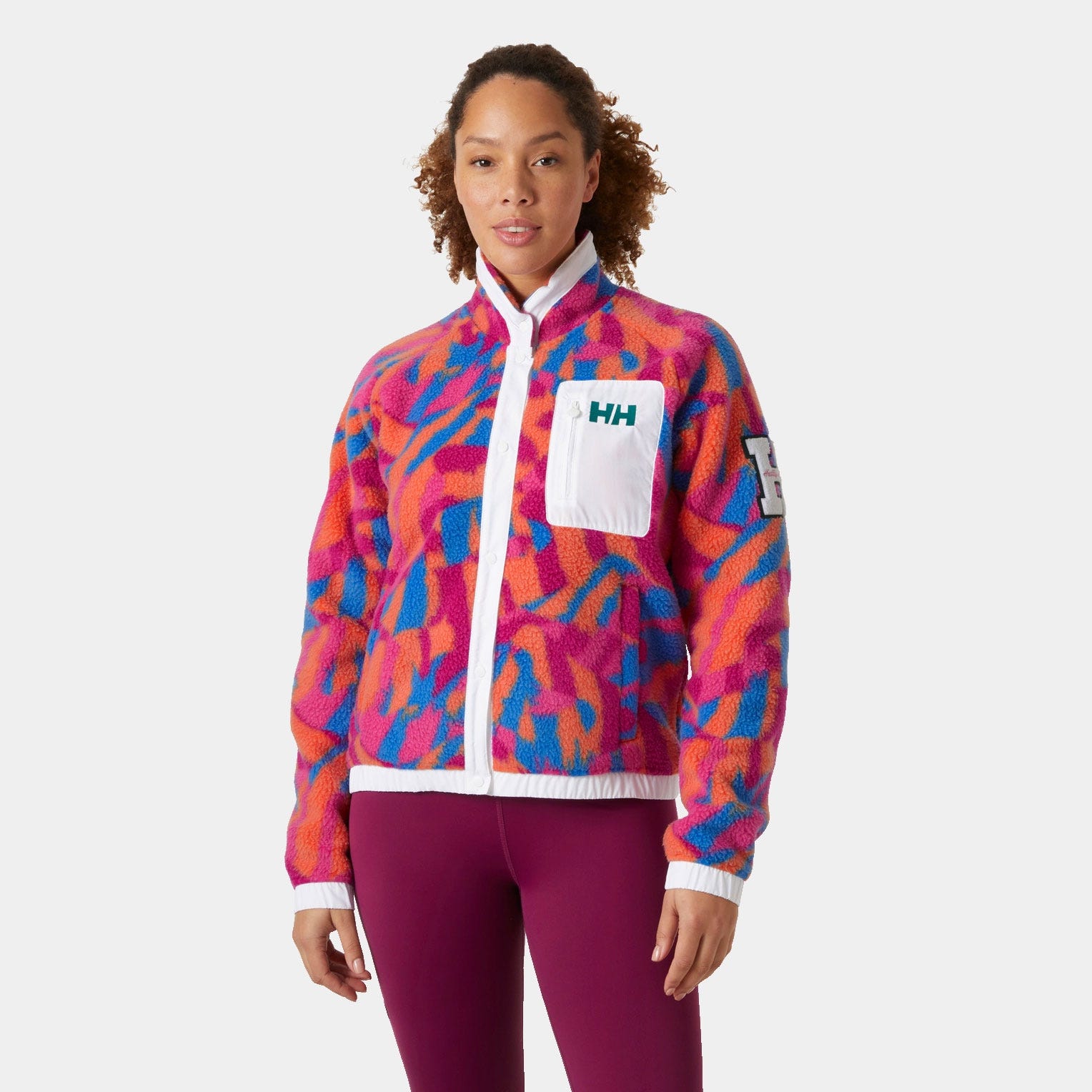 Women's Imperial Printed Pile Snap