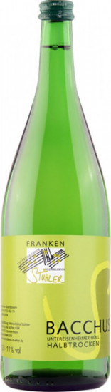 2021 Bacchus halbtrocken 1,0 L - Weinerlebnis Stühler
