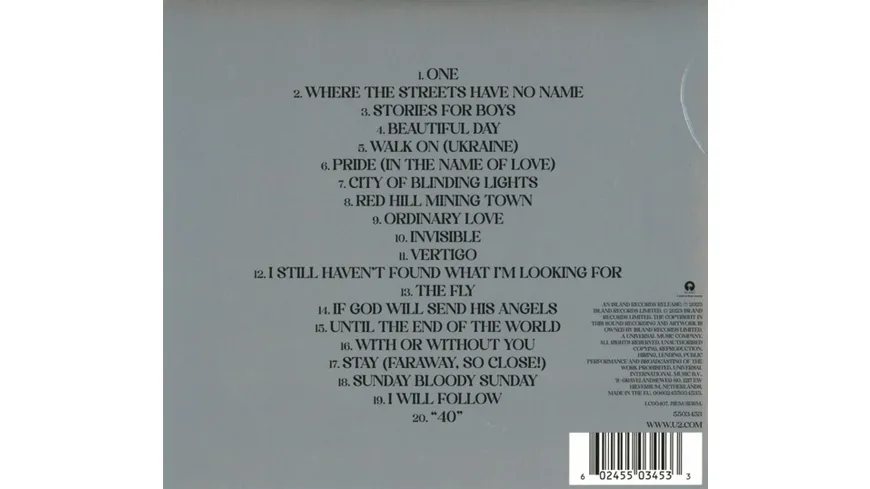 Songs Of Surrender (DLX CD)