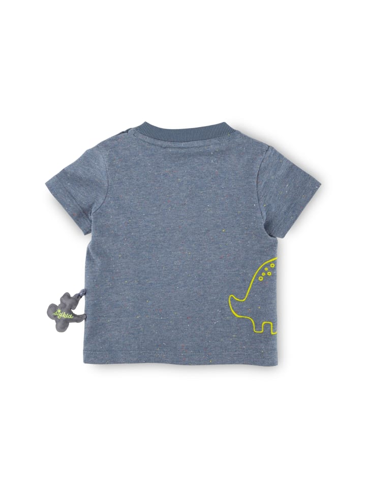 Sigikid T-Shirt Sporty Dino in Blau meliert günstig kaufen