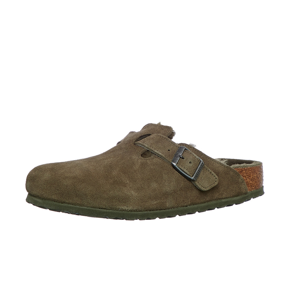 Birkenstock Boston FUR 1025686 / grün