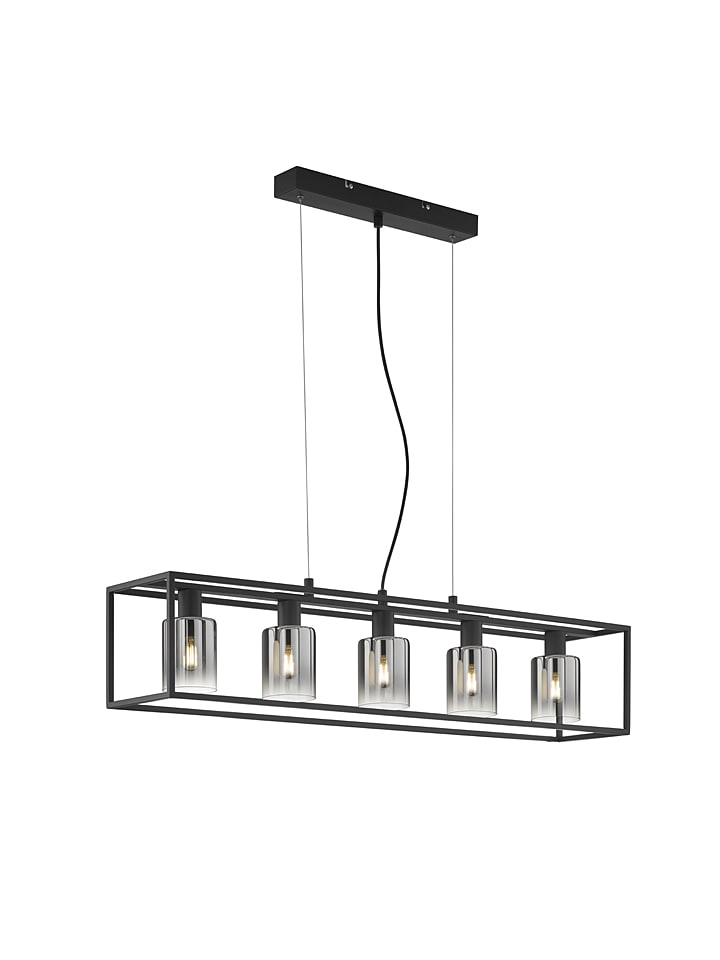 FISCHER & HONSEL Hängeleuchte in Schwarz/ Grau - (B)95 x (H)18 cm günstig kaufen onesize