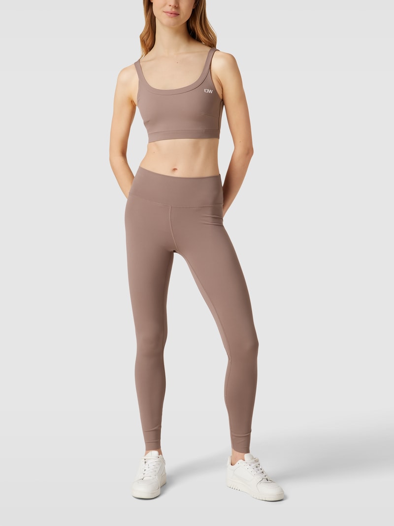 BH mit Label-Print Modell 'Nimble' in dunkelbraun