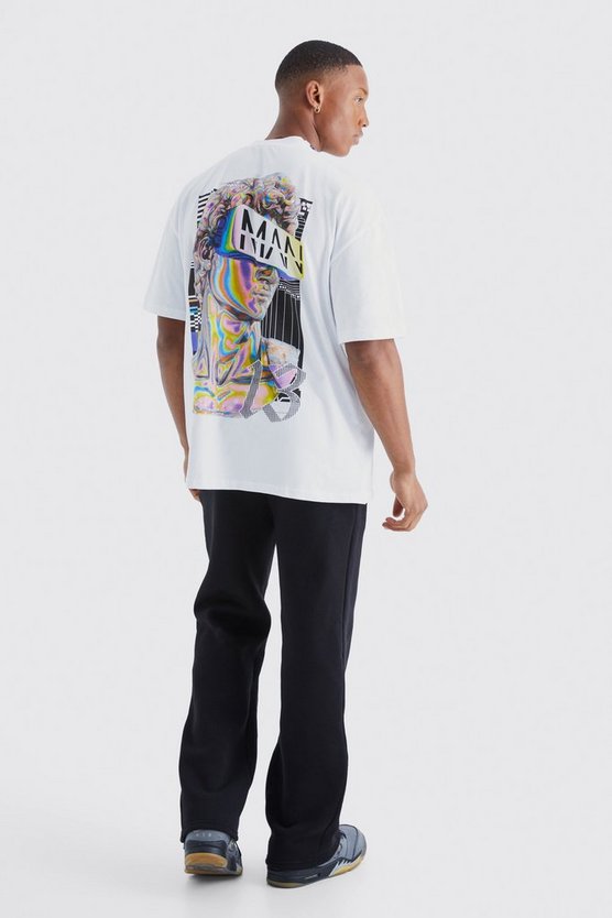 Oversize T-Shirt & Jogginghose mit Print