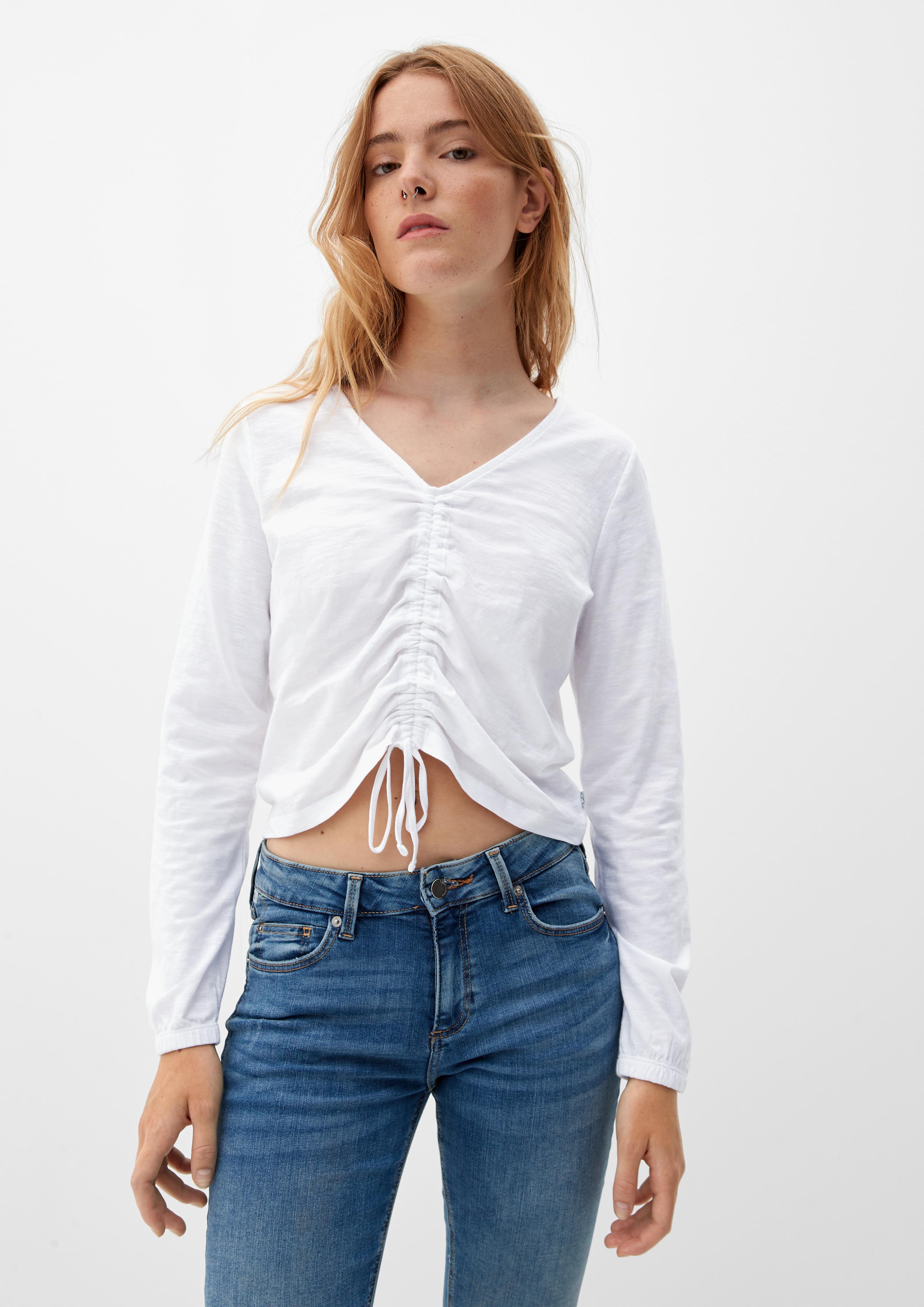 Bluse mit Raffung  2124889-0100