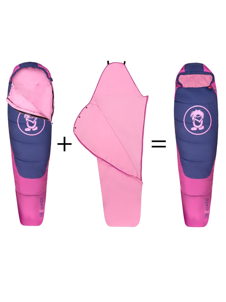 Trollkids 3in 1 Schlafsack Femund in mallow pink günstig kaufen onesize