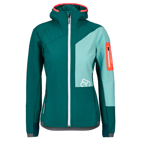 BERRINO HOODED JACKET W Damen - Softshelljacke